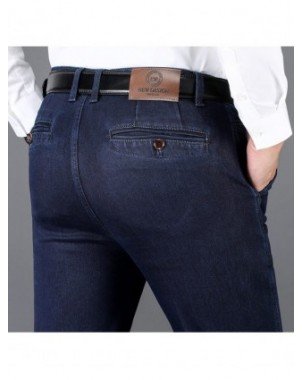 Bottoms-Jeans-Autumn and Winter Classic Men&39s High Waist