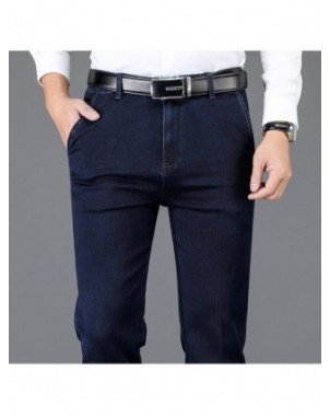 Bottoms-Jeans-Autumn and Winter Classic Men&39s High Waist
