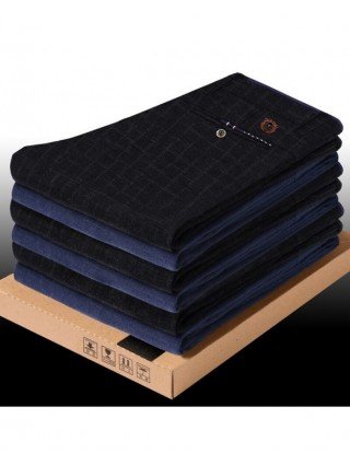 Bottoms-Casual Pants-2022 New Mens Pants Business Casual Slim