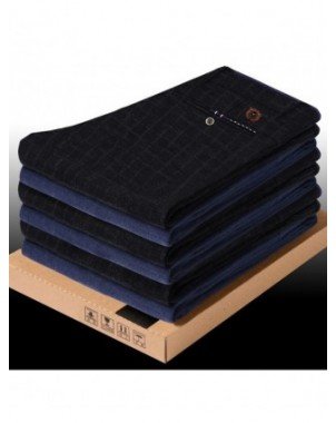 Bottoms-Casual Pants-2022 New Mens Pants Business Casual Slim