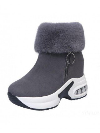 Women's Shoes-Boots-Women Ankle Boot Warm Plush Winter Shoes