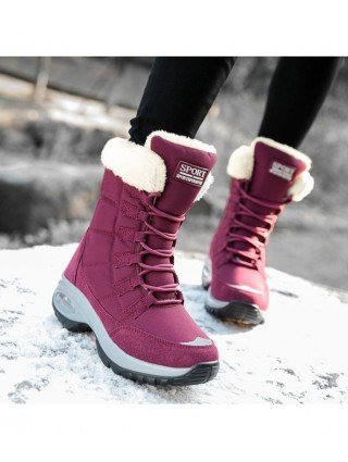 Moteriški batai-Batai-Moterų batai žiemos išlaikyti šiltas kojas sniego batai Lace-up patogus