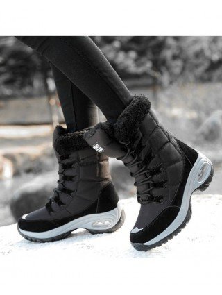 Moteriški batai-Batai-Moterų batai žiemos išlaikyti šiltas kojas sniego batai Lace-up patogus
