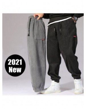 Kelnės-Laisvalaikio kelnės-Naujas modelis 2023 Elastingas juosmuo velvetinis mados Streetwear