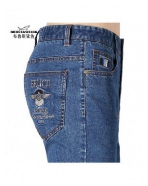 Bottoms-Jeans-Men`s Jeans Winter Fashion Blue Jeans Straight