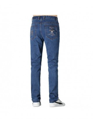 Bottoms-Jeans-Men`s Jeans Winter Fashion Blue Jeans Straight