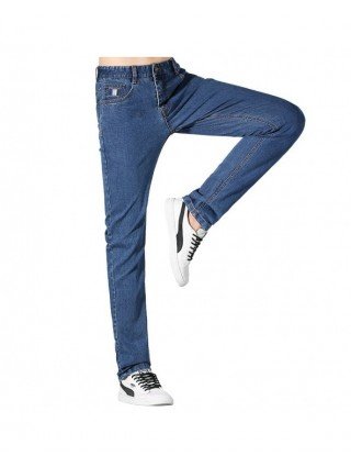 Bottoms-Jeans-Men`s Jeans Winter Fashion Blue Jeans Straight