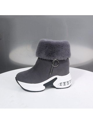 Women's Shoes-Boots-Winter Women Warm Sneakers Platform Snow