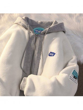 Women's Fashion-Hoodies & Sweatshirts-Hip-hop winter lamb wool