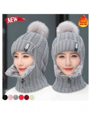 Accessories-Hats-Women Wool Knitted Hat Ski Hat Sets Windproof