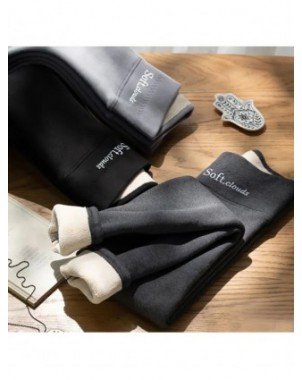Bottoms-Pants & Capris-Winter Women`s Thicken Lambwool Leggings