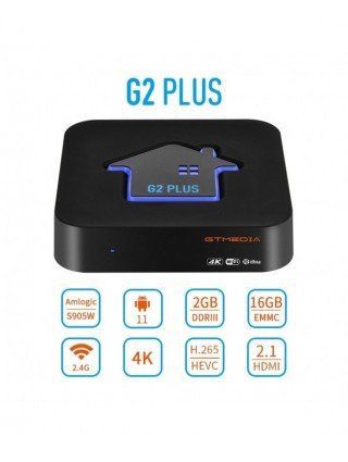 Namų garso ir vaizdo įrašai-TV imtuvai-G2 PLUS GTmedia Android 11.0 TV BOX Amlogic S905W2 2G16G