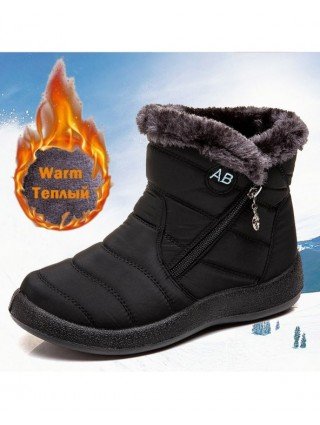 Women's Shoes-Boots-YAERNI Women Boots 2023 New Waterproof Snow