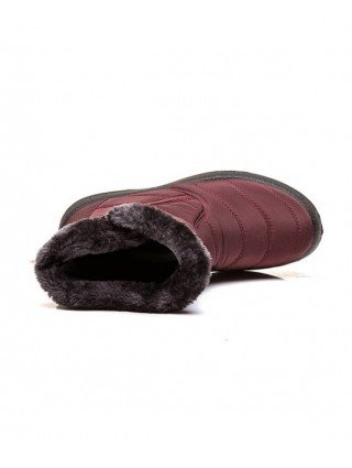Women's Shoes-Boots-YAERNI Women Boots 2023 New Waterproof Snow