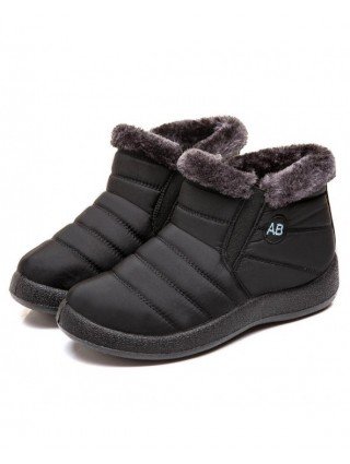 Women's Shoes-Boots-YAERNI Women Boots 2023 New Waterproof Snow