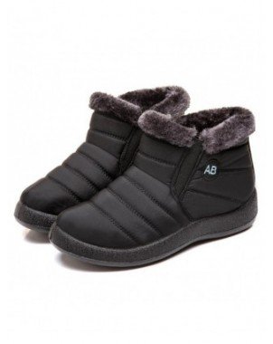 Women's Shoes-Boots-YAERNI Women Boots 2023 New Waterproof Snow