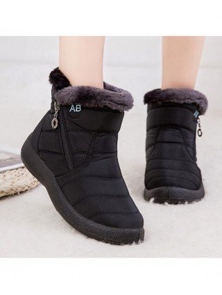 Women's Shoes-Boots-YAERNI Women Boots 2023 New Waterproof Snow