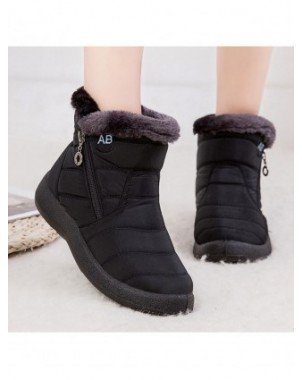 Women's Shoes-Boots-YAERNI Women Boots 2023 New Waterproof Snow