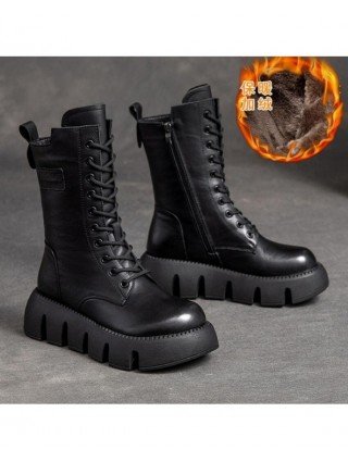 Moteriški batai-Batai-GKTINOO 2022 Vintage Style Natūralios odos moteriški batai Plokšti batai
