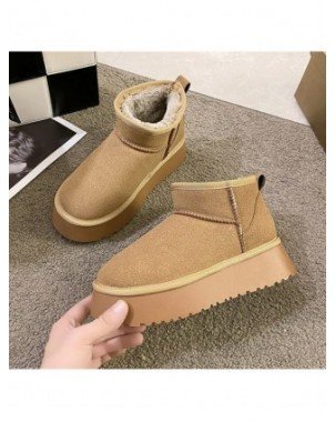 Women's Shoes-Boots-Winter Women Short Plush Warm Snow Boots