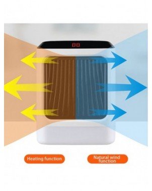 Household Items-Heating-2 in 1 Ceramic Space Heater Overheat