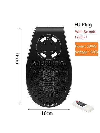 Household Items-Heating-Electric Mini Fan Heater 240V Remote