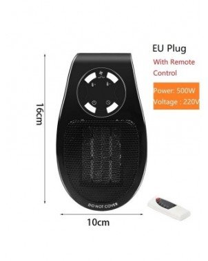 Household Items-Heating-Electric Mini Fan Heater 240V Remote