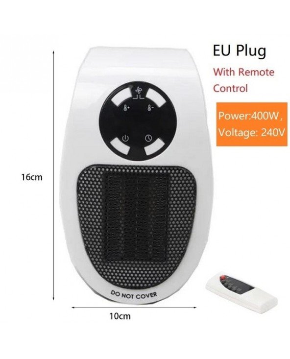 Household Items-Heating-Electric Mini Fan Heater 240V Remote