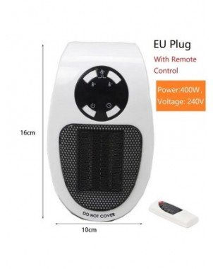 Household Items-Heating-Electric Mini Fan Heater 240V Remote