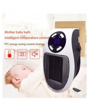 Household Items-Heating-Electric Mini Fan Heater 240V Remote