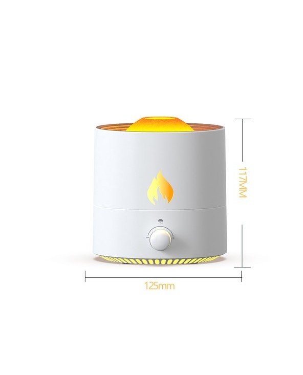 Indoor Lighting-Night Lights-HATV Flame Air Humidifier USB