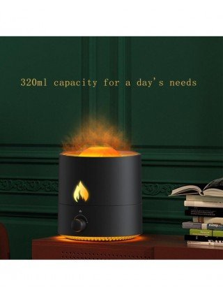 Indoor Lighting-Night Lights-HATV Flame Air Humidifier USB