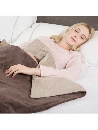 Namų apyvokos daiktai-Šildymas-220-240V 120W 160x120cm Minkštas Microplush Warmer Throw