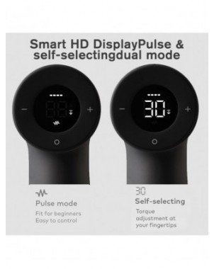 Įrankiai-Elektriniai įrankiai-HOTO bešepetėlinis elektrinis gręžtuvas 12V LED Smart Screen