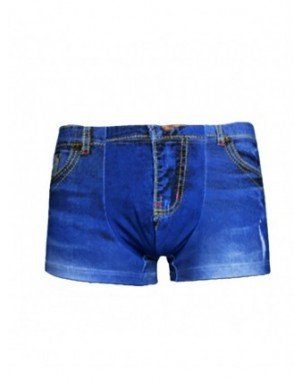 Underwear & Loungewear-Briefs-Mens Shorts Boxers Denim Pattern