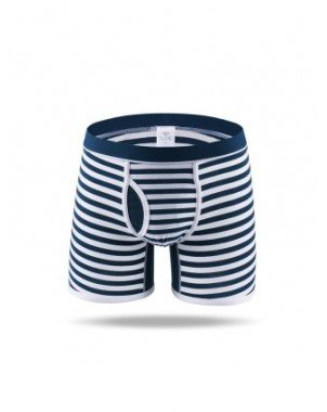 Home-Men's Fashion-M-6XL Fashion Men`s Stripe Boxers Sexy