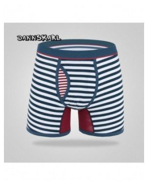 Home-Men's Fashion-M-6XL Fashion Men`s Stripe Boxers Sexy