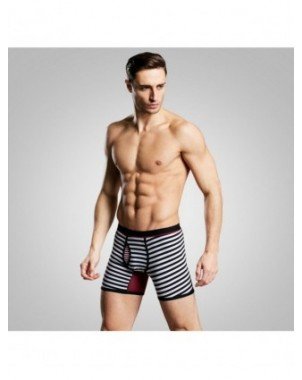 Home-Men's Fashion-M-6XL Fashion Men`s Stripe Boxers Sexy