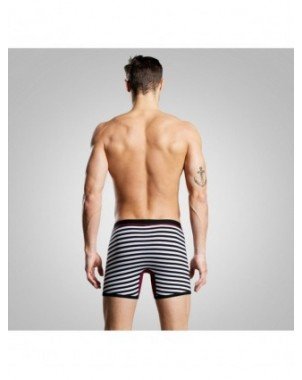 Home-Men's Fashion-M-6XL Fashion Men`s Stripe Boxers Sexy