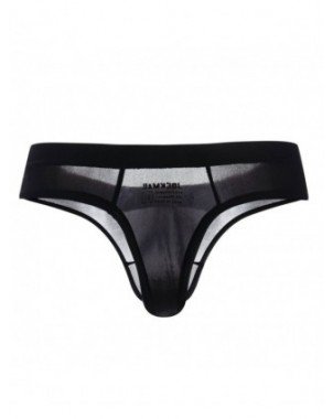 Home-Men's Fashion-Transparent ice silk Ultra-thin thong mens