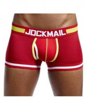 Home-Men's Fashion-JOCKMAIL Boxers Elasticity Mesh Underwear