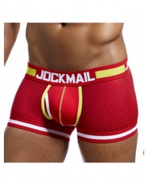 Home-Men's Fashion-JOCKMAIL Boxers Elasticity Mesh Underwear