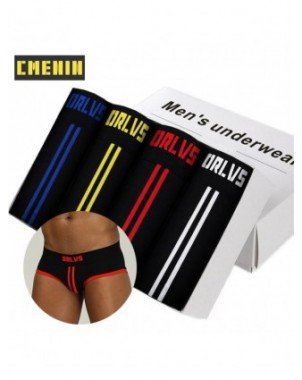 Underwear & Loungewear-Briefs-4Pcs pack Men Underwear Cotton