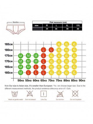 Apatiniai ir poilsio drabužiai-Kelnaitės-BECHOICE vyriški apatiniai jaunų vyrų patogūs madingi