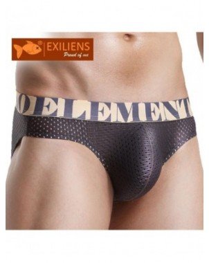 Underwear & Loungewear-Briefs-EXILIENS New Men Brief Silk Mens