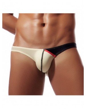 Underwear & Loungewear-Briefs-Men Ice Silk Briefs Low Waist U