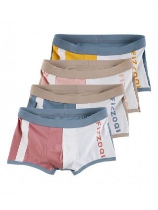 Underwear & Loungewear-Briefs-4pcs/Kit Underwear Boxer Men