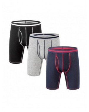 Underwear & Loungewear-Briefs-Man Boxer Cotton Long Shorts