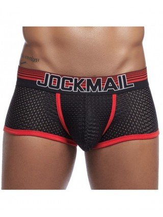 Apatiniai ir poilsio drabužiai-Kelnaitės-JOCKMAIL Sexy Mesh vyriškas apatinis trikotažas žemu