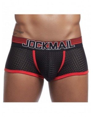 Apatiniai ir poilsio drabužiai-Kelnaitės-JOCKMAIL Sexy Mesh vyriškas apatinis trikotažas žemu